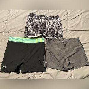 3 Pairs Compression Shorts